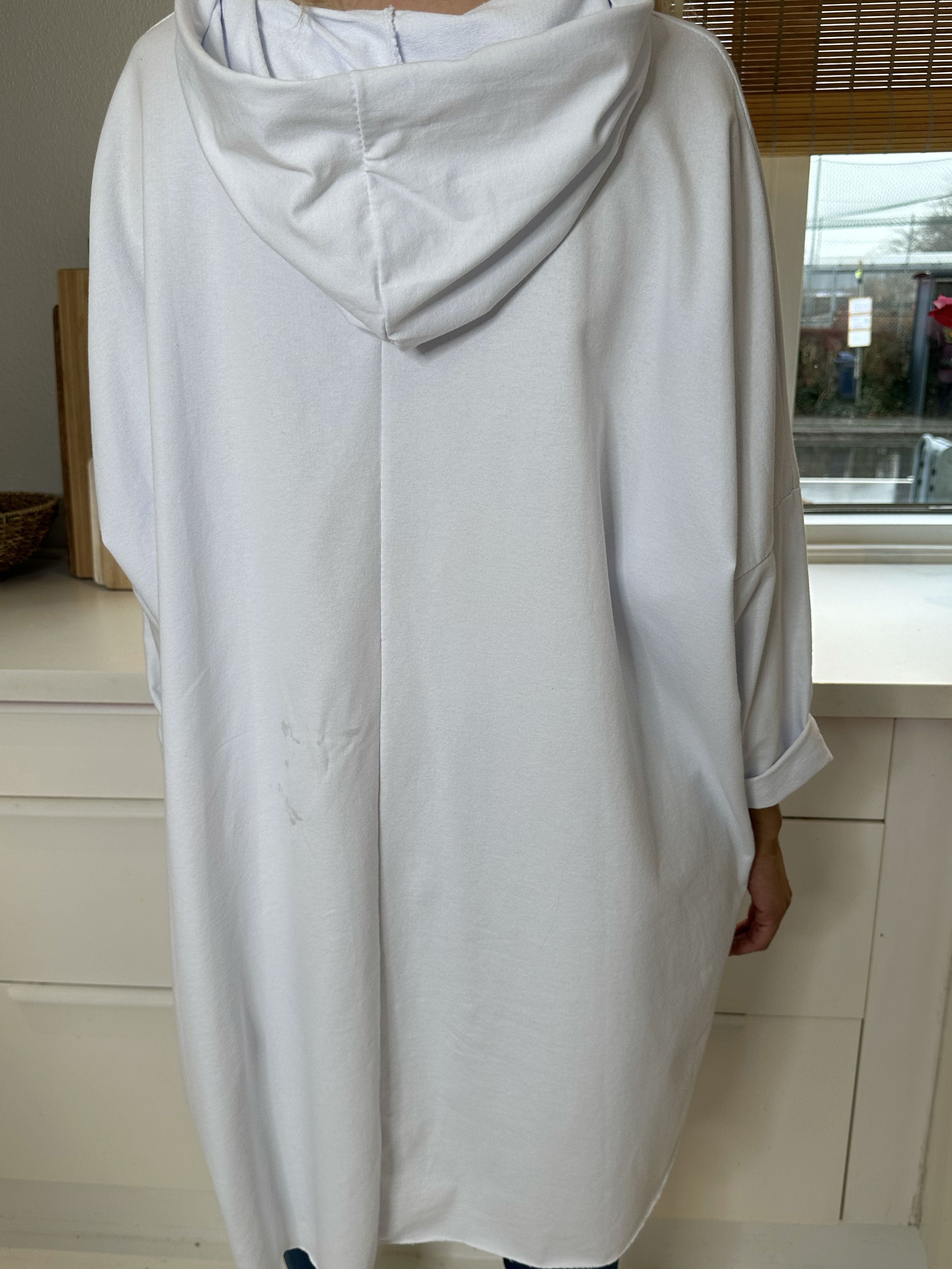 Rock - Cool hoodie klänning med text